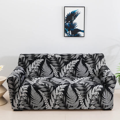 1pc Capas de sofá elásticas com impressão floral elegante