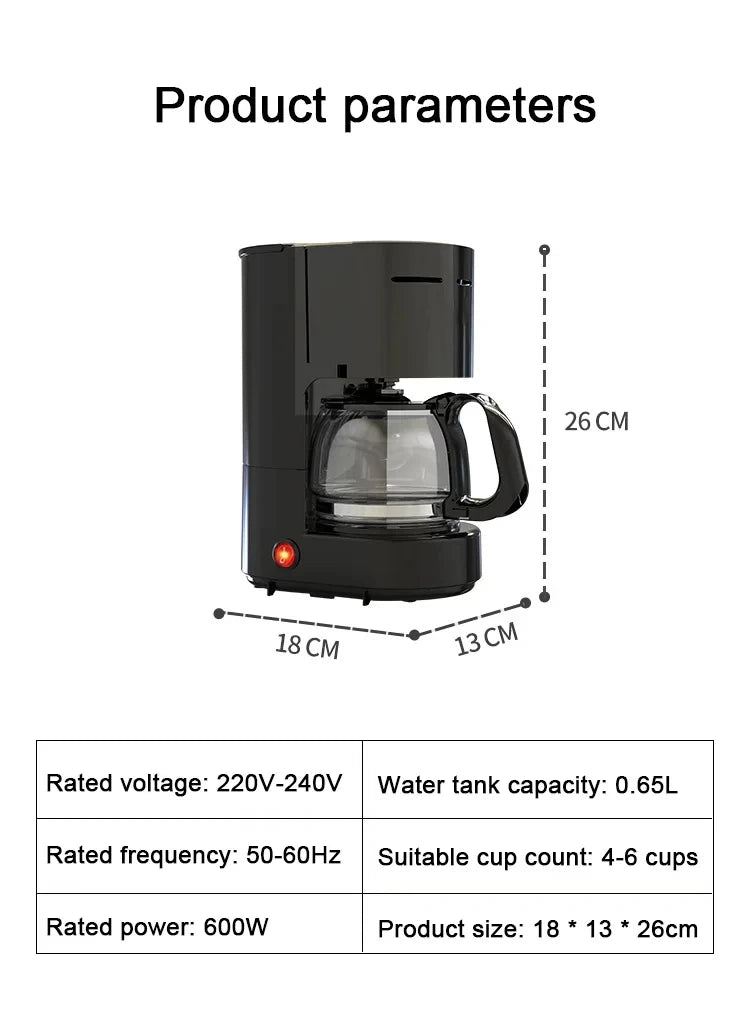 Máquina de café semiautomática de chá americano, expresso 220V