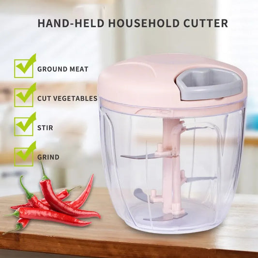 Cortador de alho para cozinha doméstica Moedor de carne/legumes multifuncional