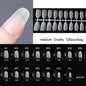 120 unidades/saco Pontas de unhas/postiças de pressão mate suaves