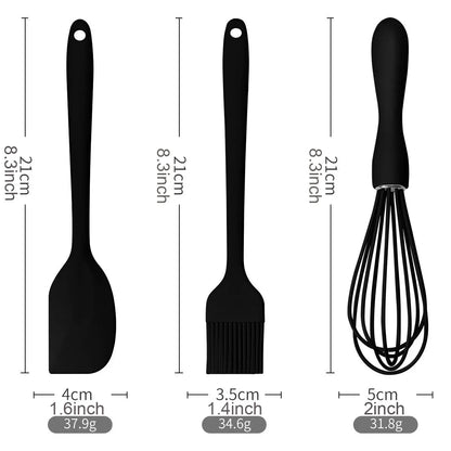 Conjunto para cozer em silicone 3 PCS