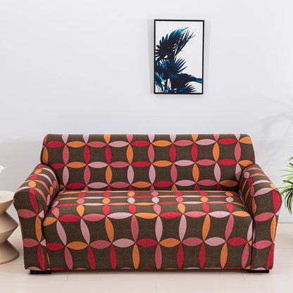 1pc Capas de sofá elásticas com impressão floral elegante