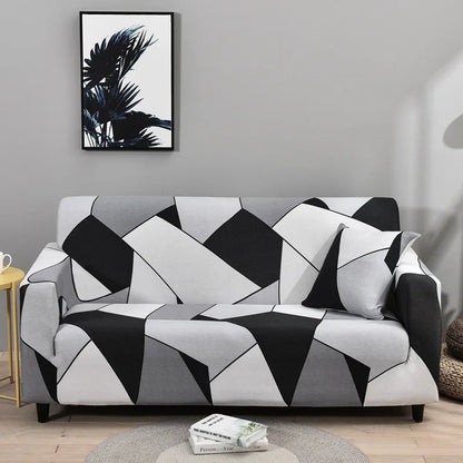 1pc Capas de sofá elásticas com impressão floral elegante