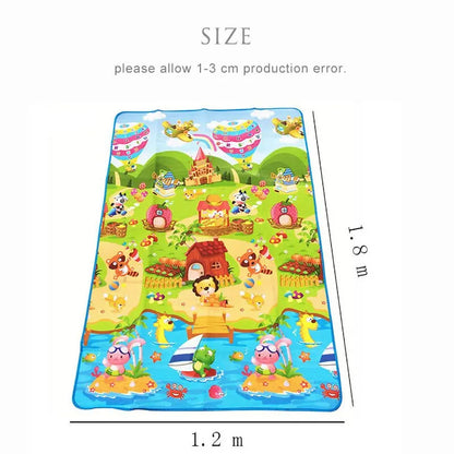 Tapete de jogos educativo para bebés crianças [Tapete de gatinhar Jogo de atividades Ginásio Parque infantil]