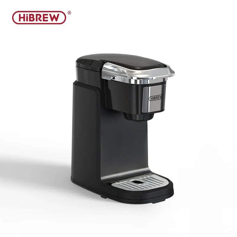 HiBREW Filter Coffee Machine Brewer for K-Cup Capsule& Ground Coffee, Tea Maker Hot Water Dispenser Single Serve Coffee Maker