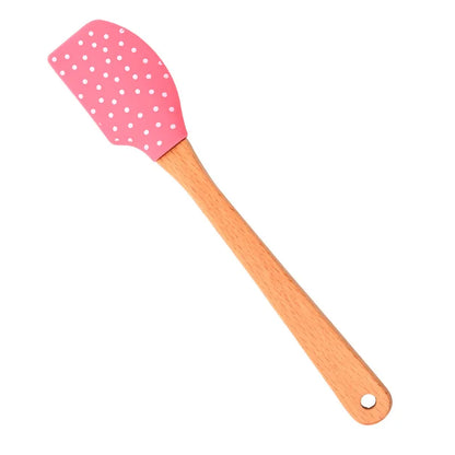 Small Wooden Handle Cake Silicone Spatula Nonstick Cream Butter Baking Scraper Kitchen Batter Mixer Chocolate Pastry Blenders