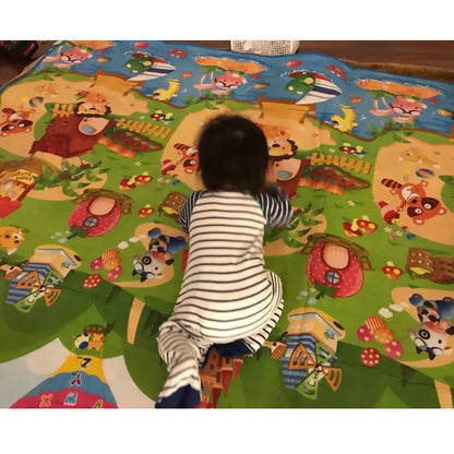 Tapete de jogos educativo para bebés crianças [Tapete de gatinhar Jogo de atividades Ginásio Parque infantil]