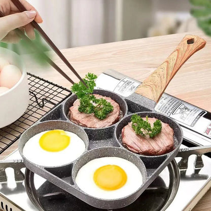 Fritadeira de 4 furos para omeletes/panquecas/Hamburgers